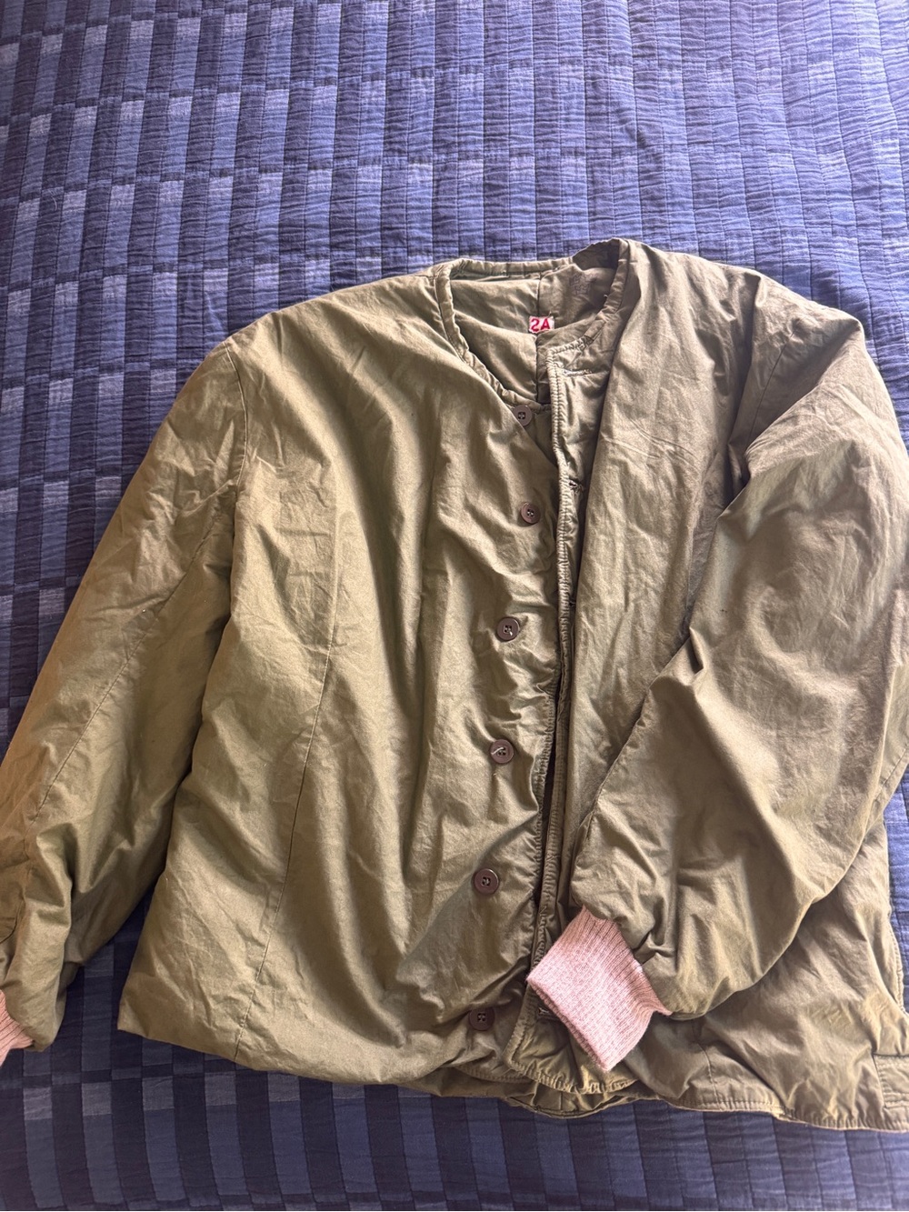 Vintage Swedish Military Puffy Coat